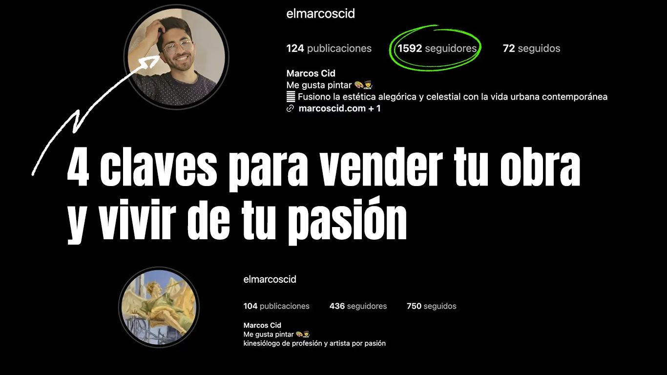 De kinesiólogo a artista emprendedor: 4 claves para vender tu obra y vivir de tu pasión